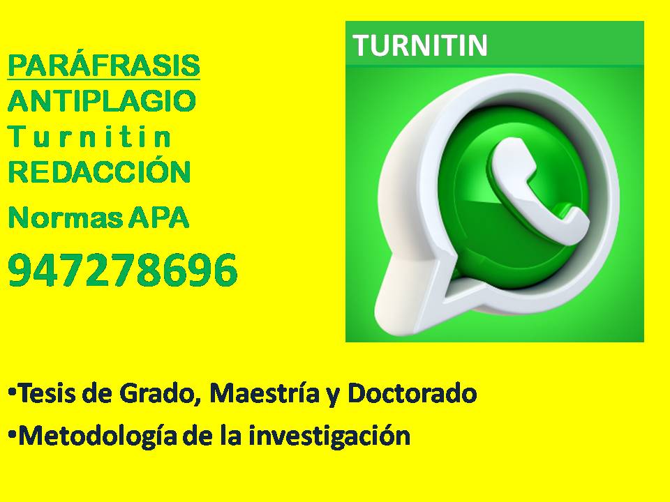 Turnitin antiplagio asesor